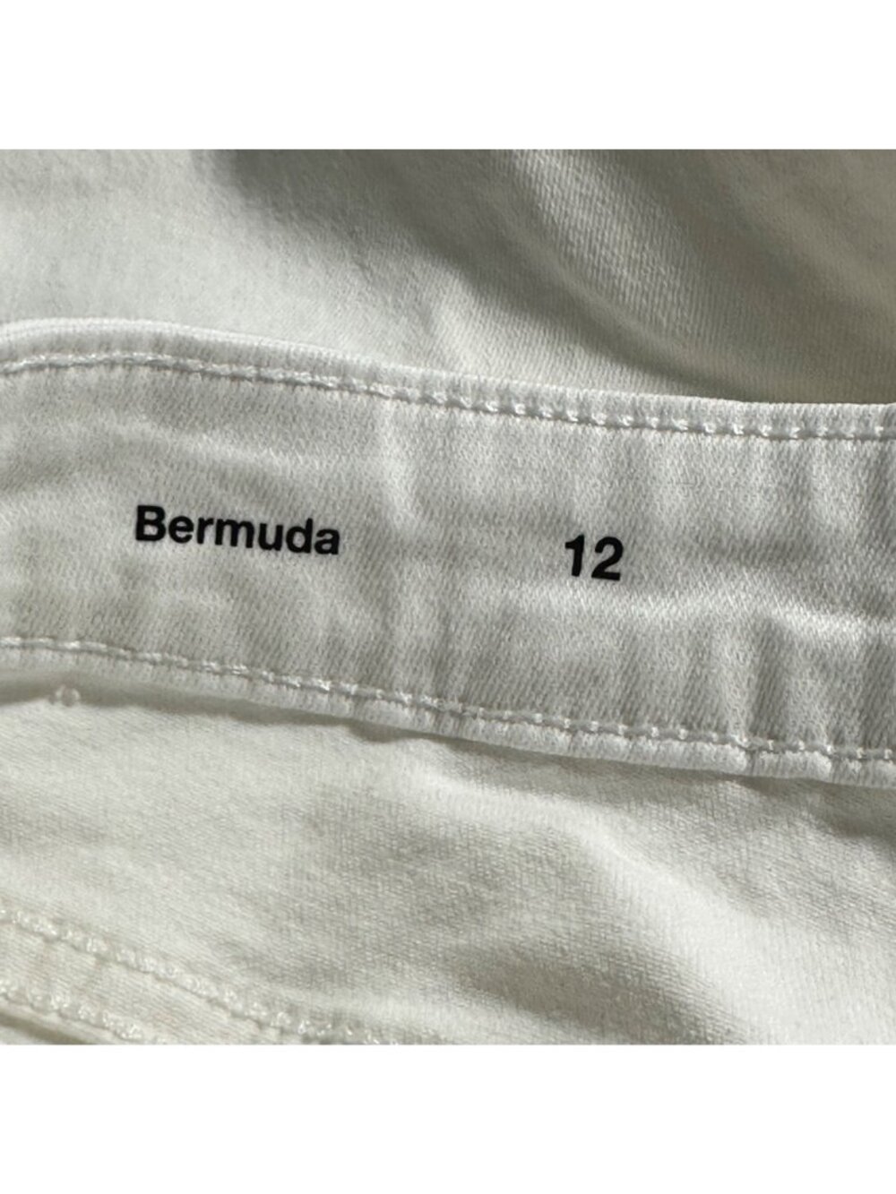 NWT Sonoma Womens Bermuda Denim Shorts Size 12 Jorts Cotton Coastal Vacation - Picture 5 of 10